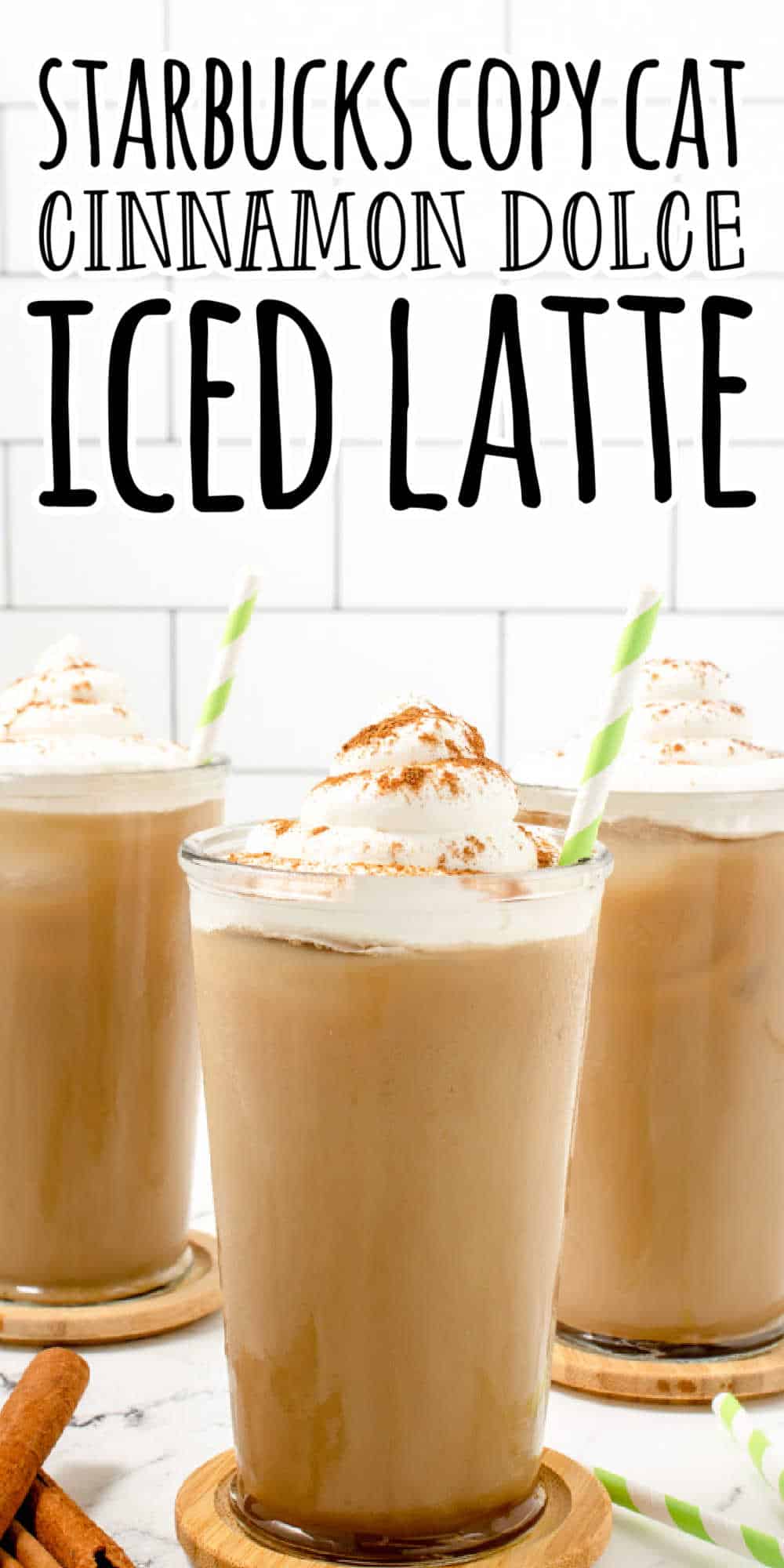 Cinnamon Dolce Latte Recipe (Iced and Hot Directions)