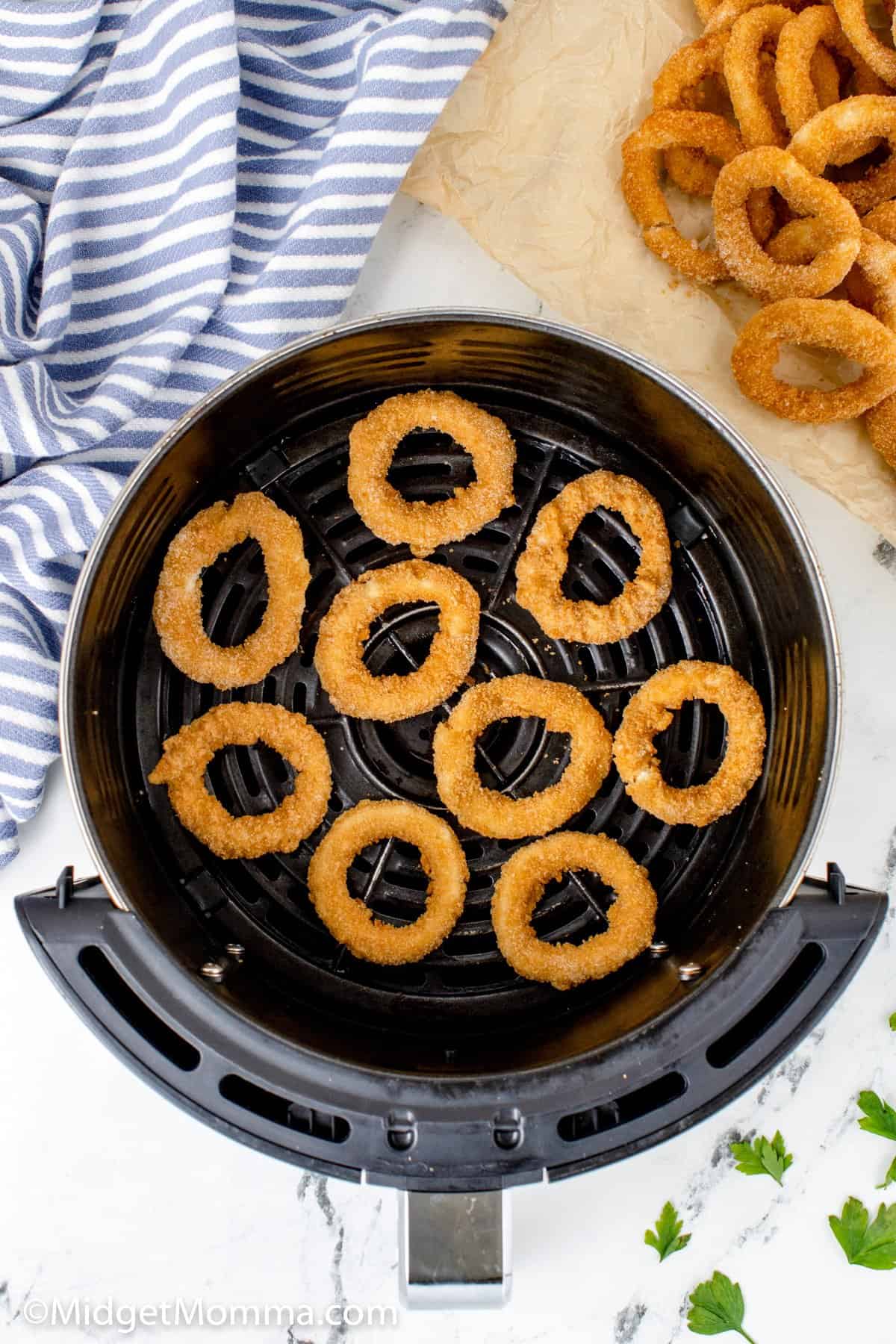 Frozen Onion Rings in the Air Fryer - Mindy's Cooking Obsession