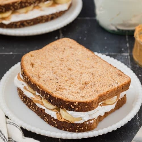Banana Fluffernutter Sandwich • MidgetMomma