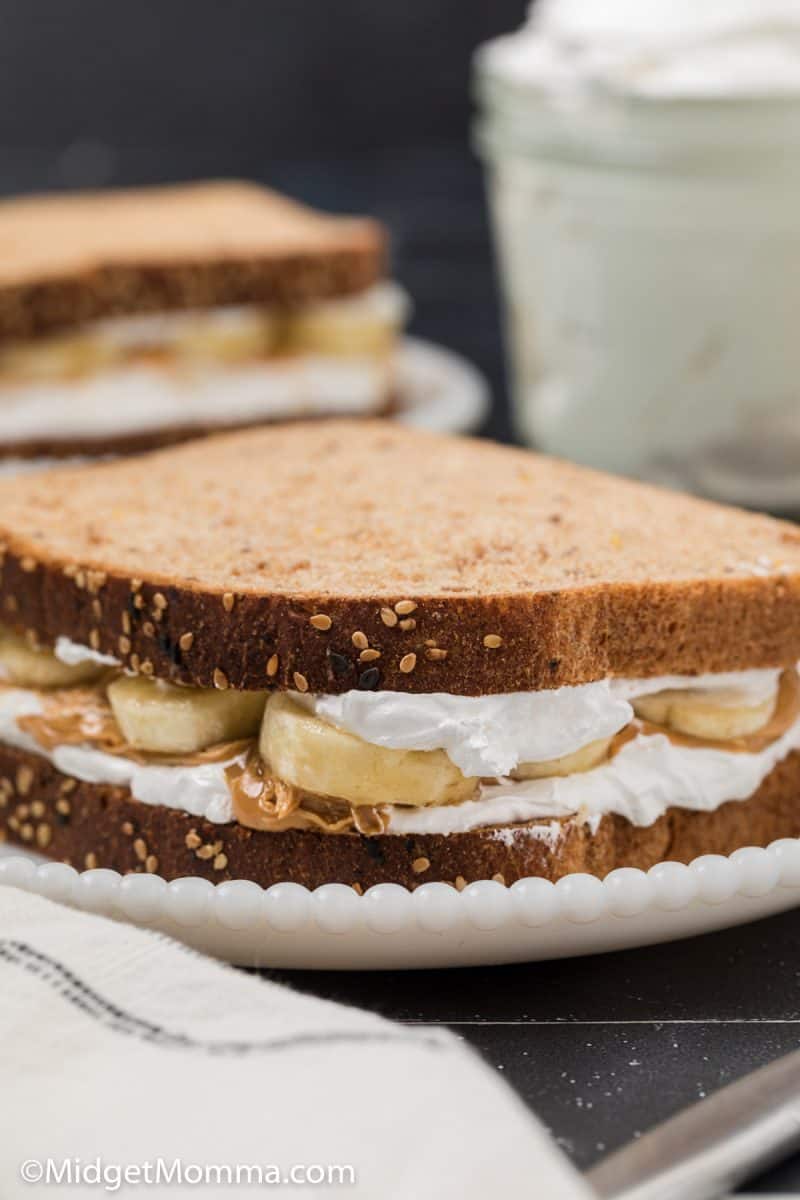 Banana Fluffernutter Sandwich