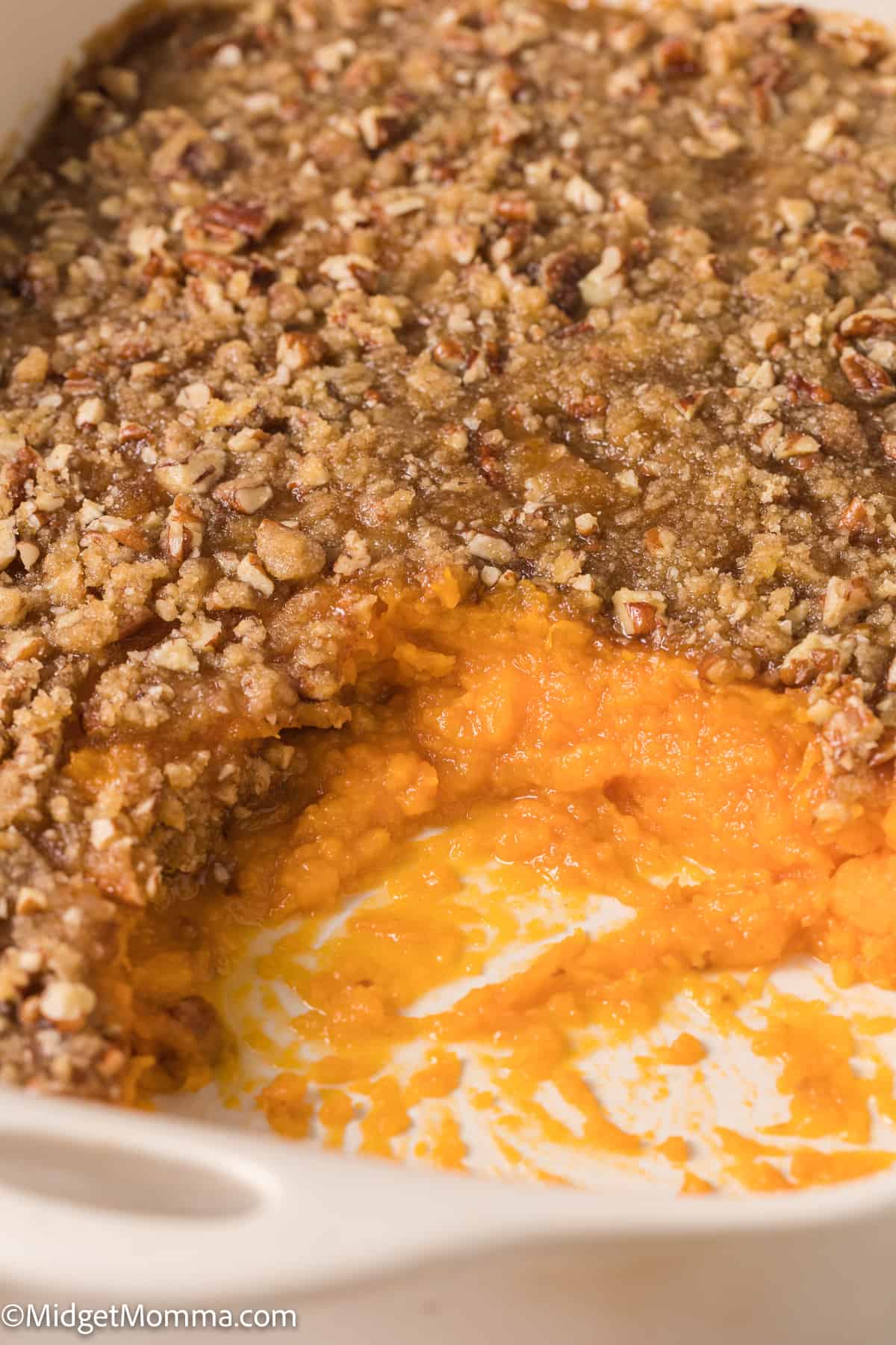 Sweet Potato Casserole with Pecan Topping Recipe