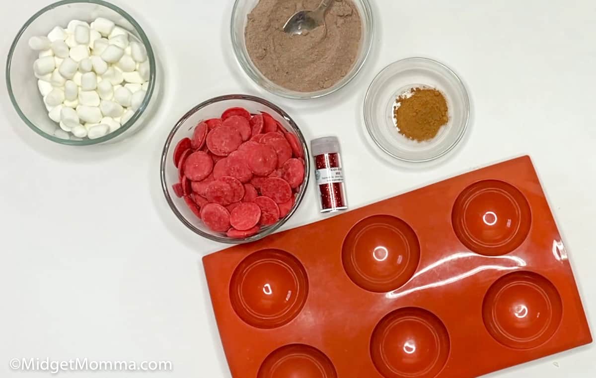 CINNAMON hot chocolate bombs ingredients