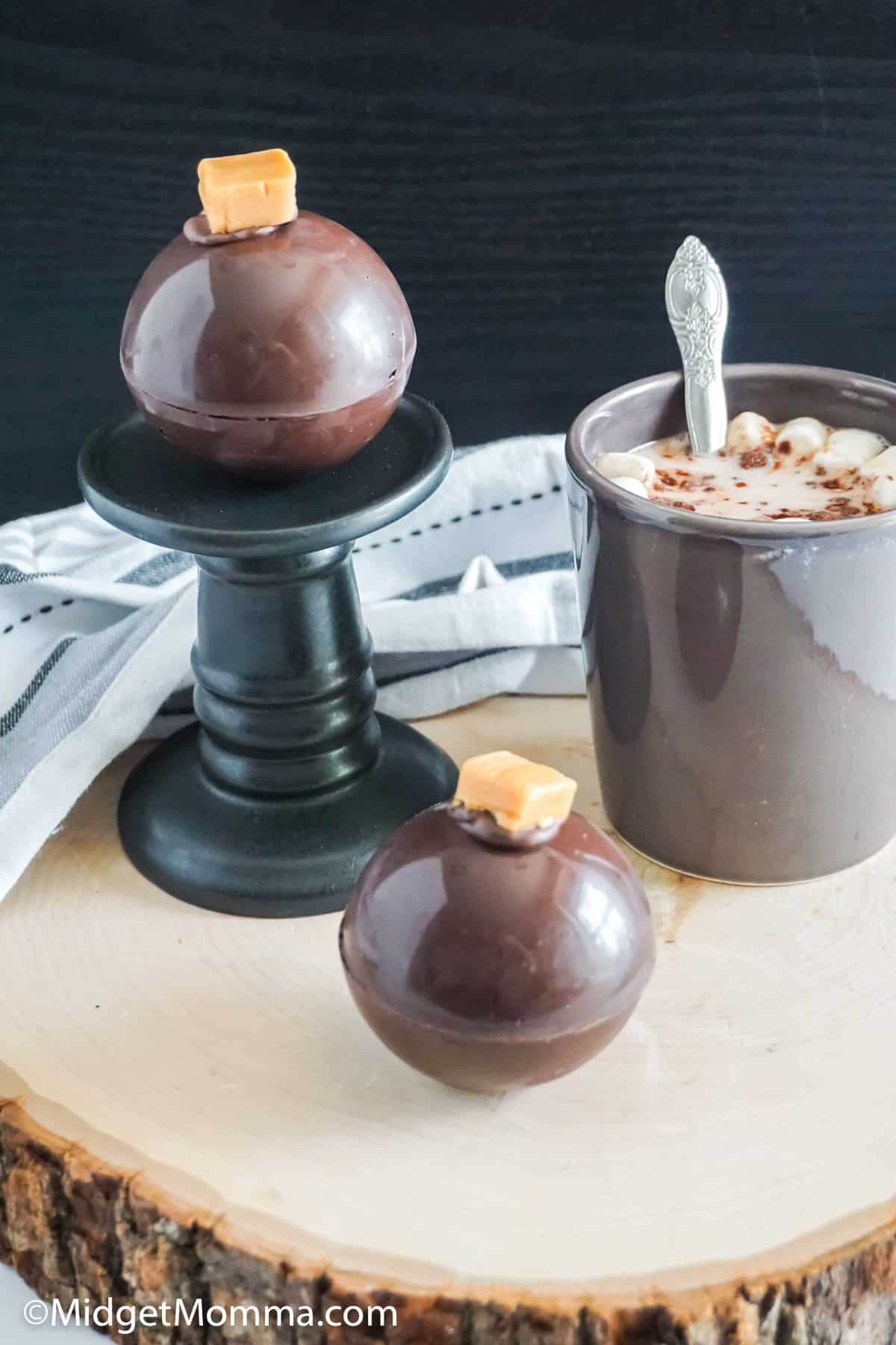 Caramel Hot Chocolate Bombs