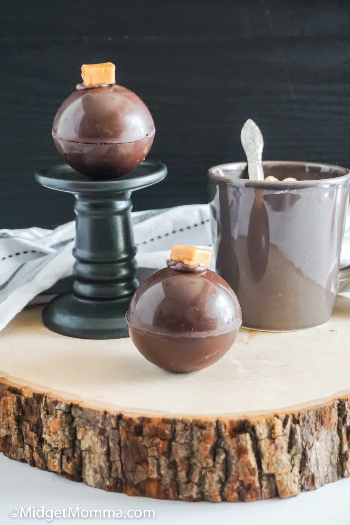 Caramel Hot Chocolate Bombs