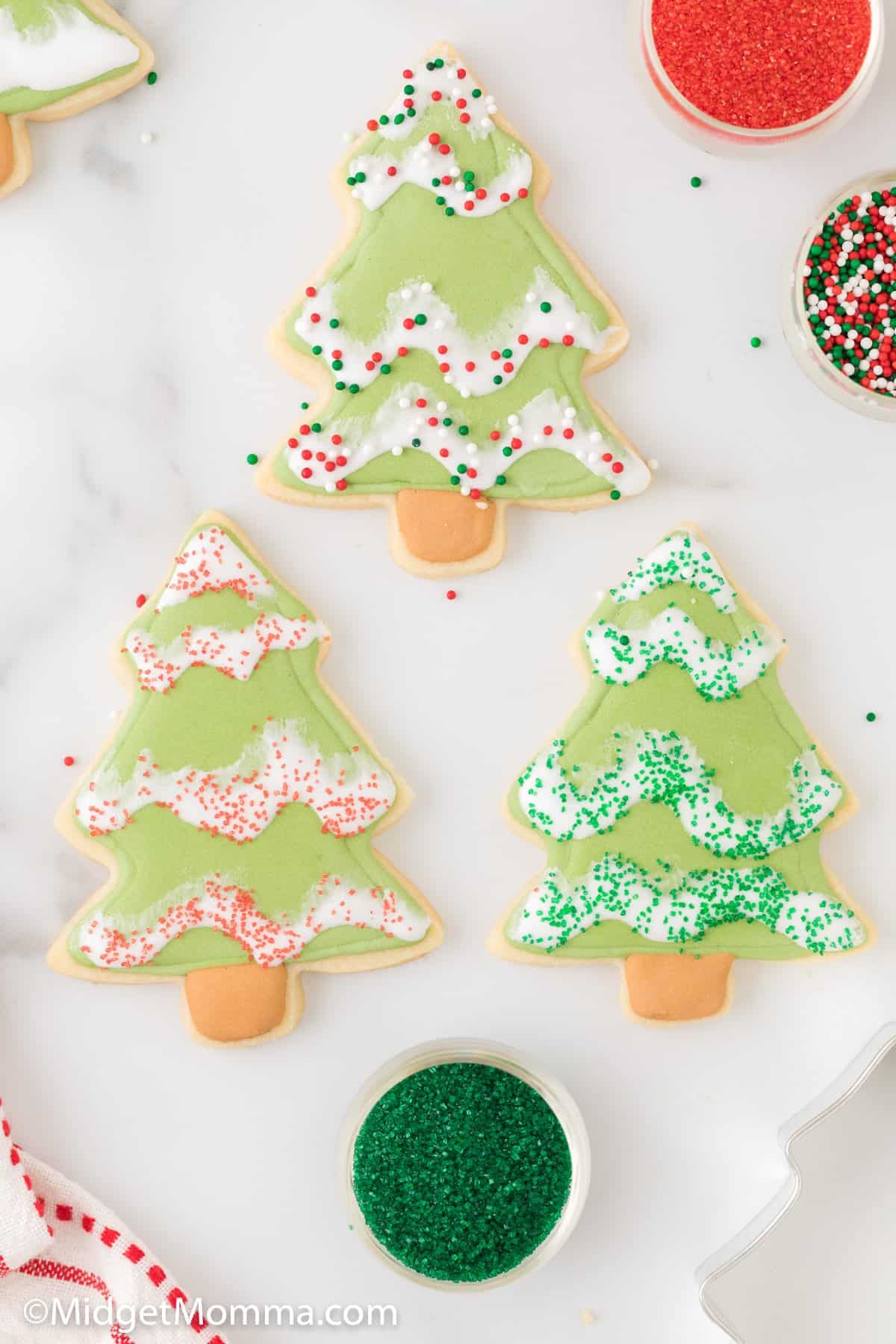 Christmas Tree Sugar Cookie Recipe