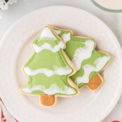 Christmas Tree Sugar Cookie Recipe