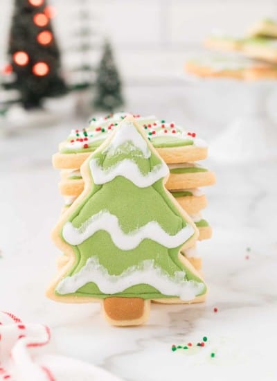 Christmas Tree Sugar Cookie Recipe