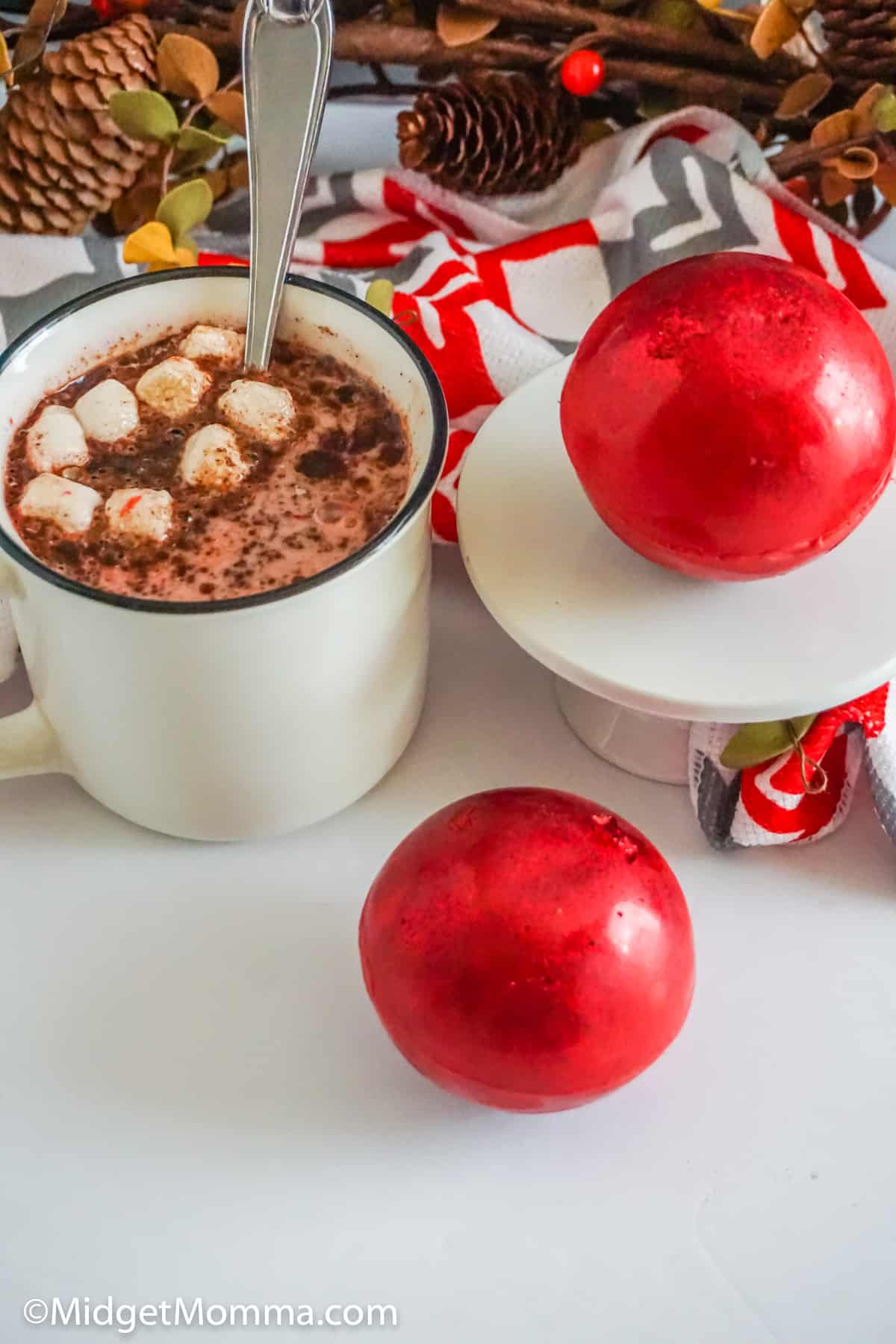 Cinnamon Hot Chocolate Bombs