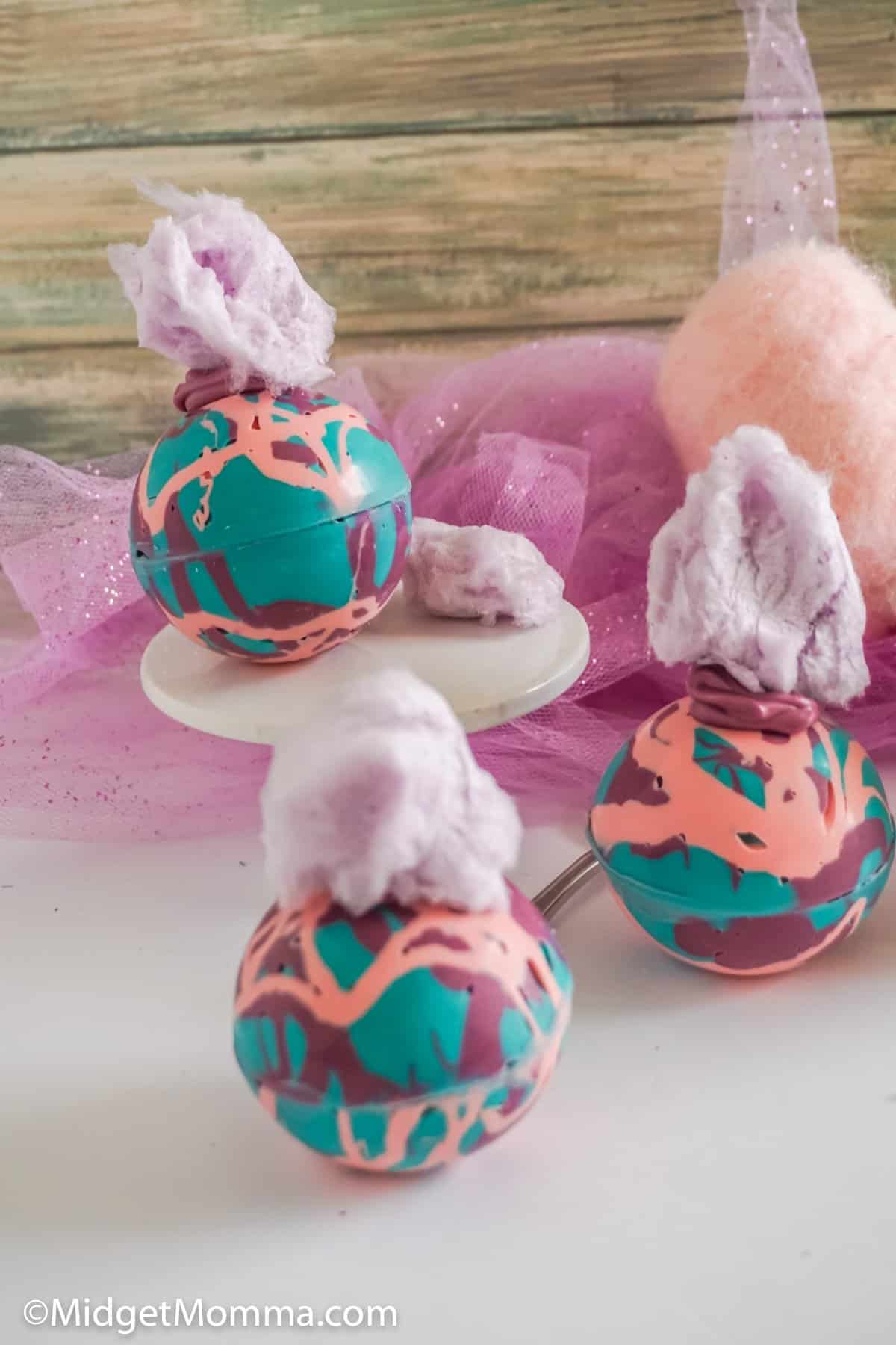 Cotton Candy hot Chocolate Bombs
