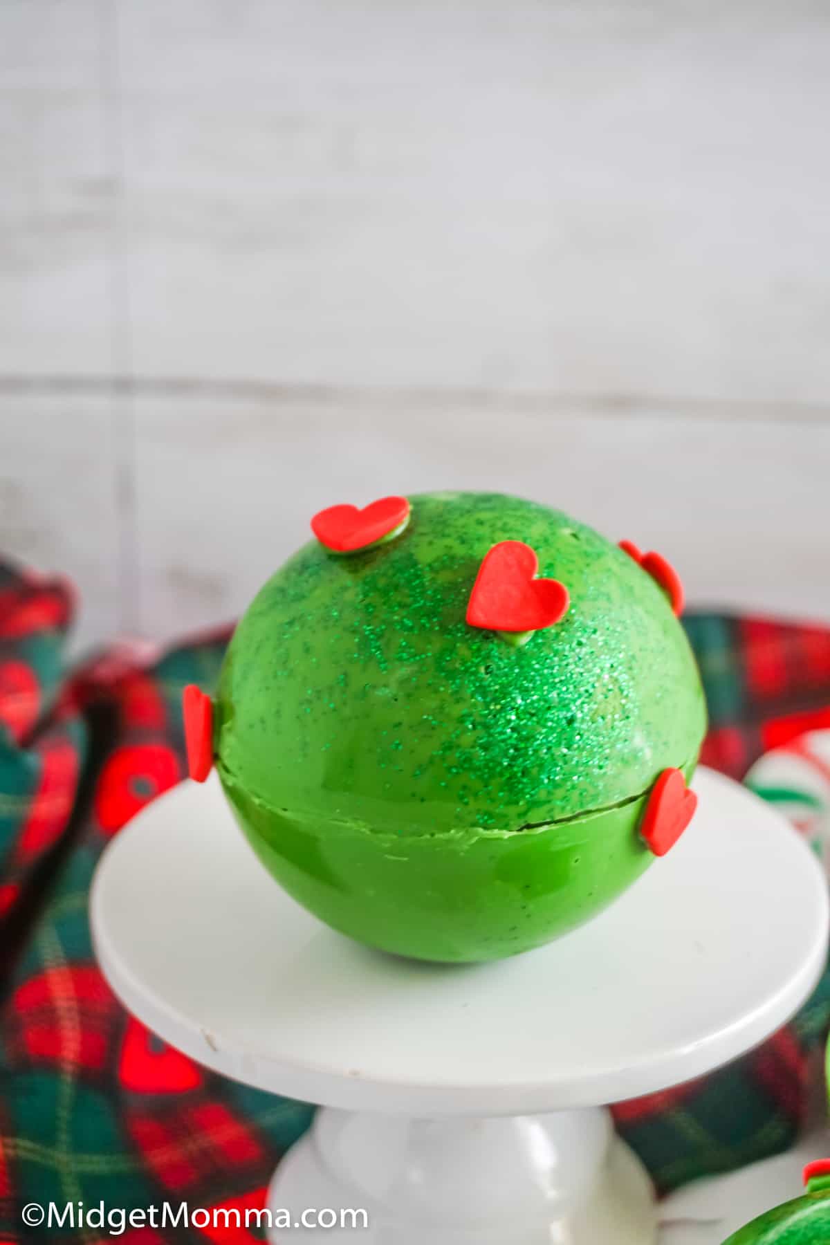 Grinch hot chocolate bombs