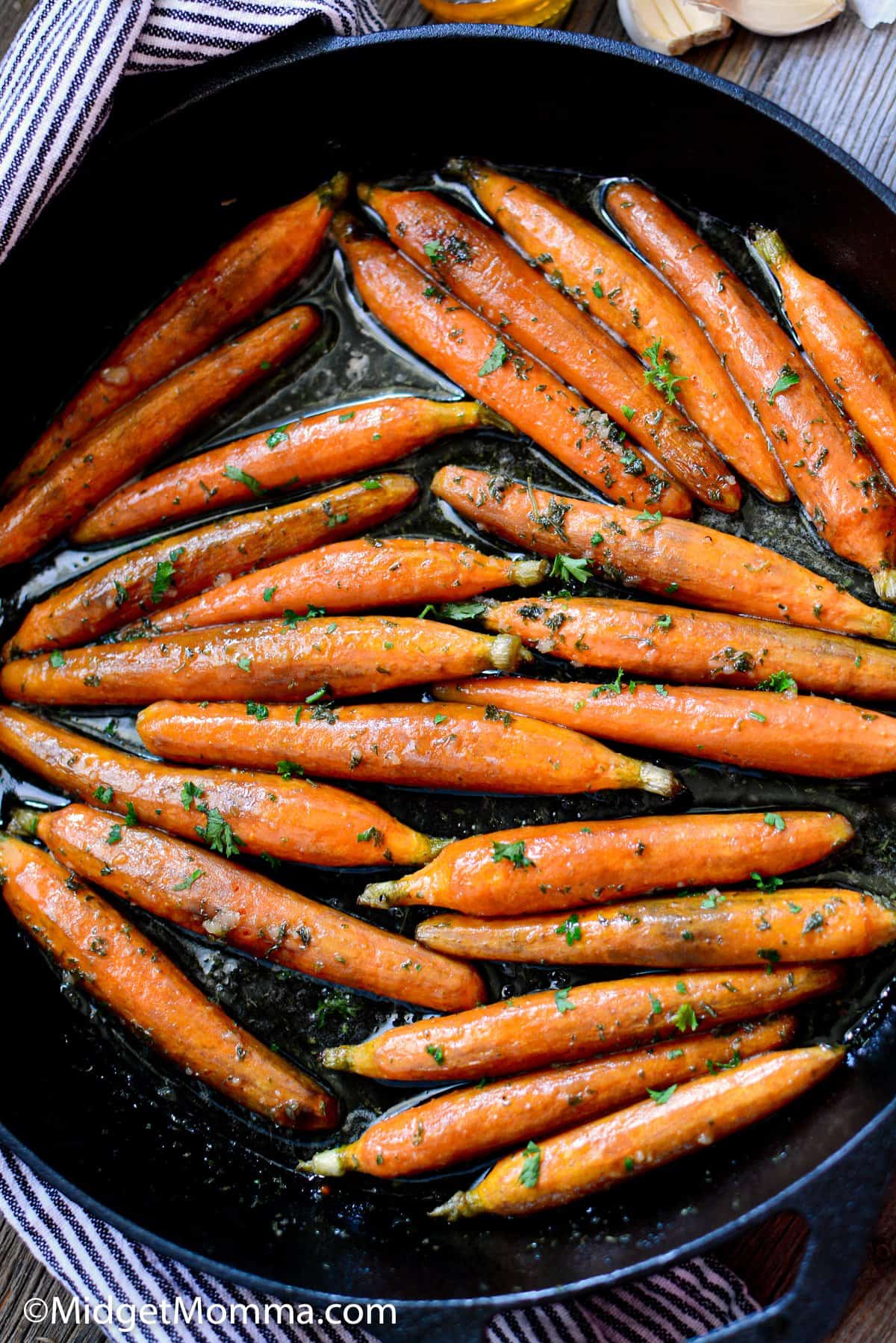 Honey garlic carrots recipe