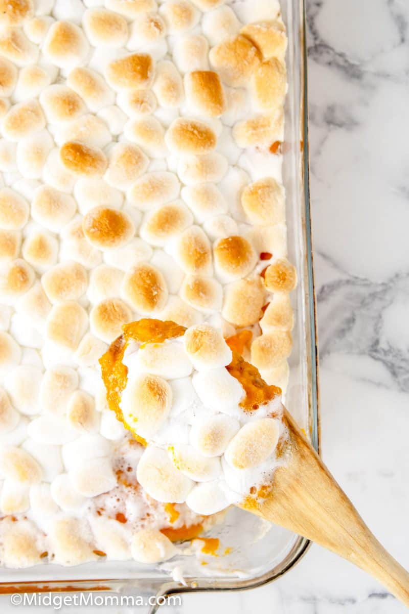 Sweet Potato Casserole recipe with marshmallows