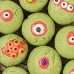 Monster Eye Ball Halloween Sugar Cookies