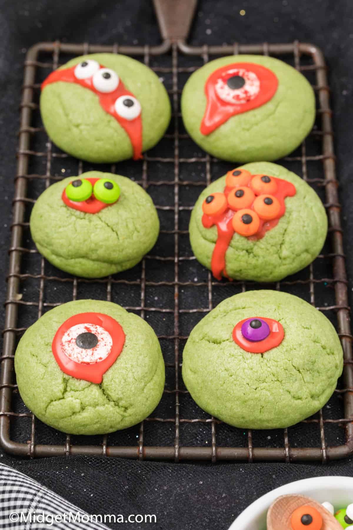 Monster Eye Ball Halloween Sugar Cookies