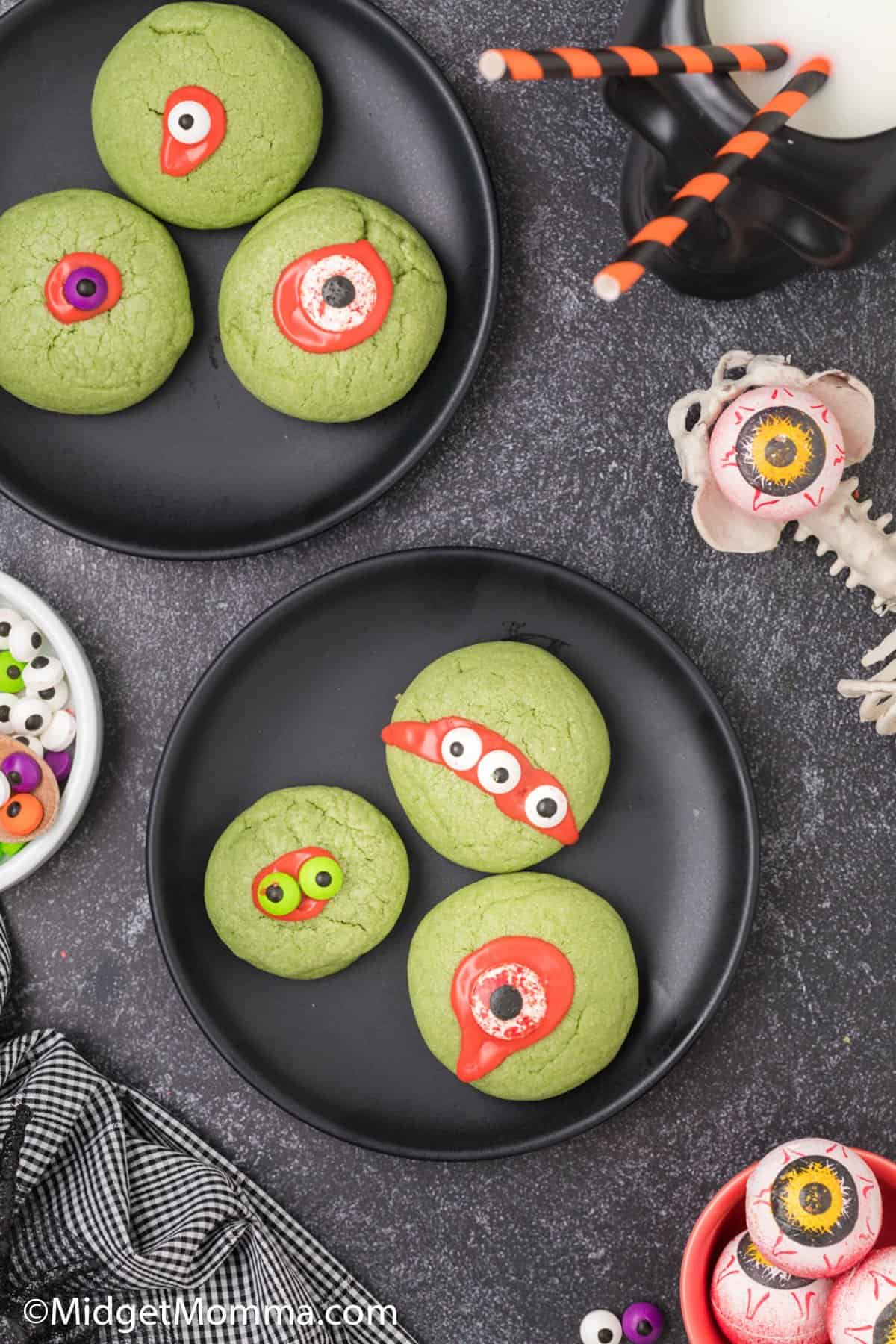 Monster Eye Ball Halloween Sugar Cookies