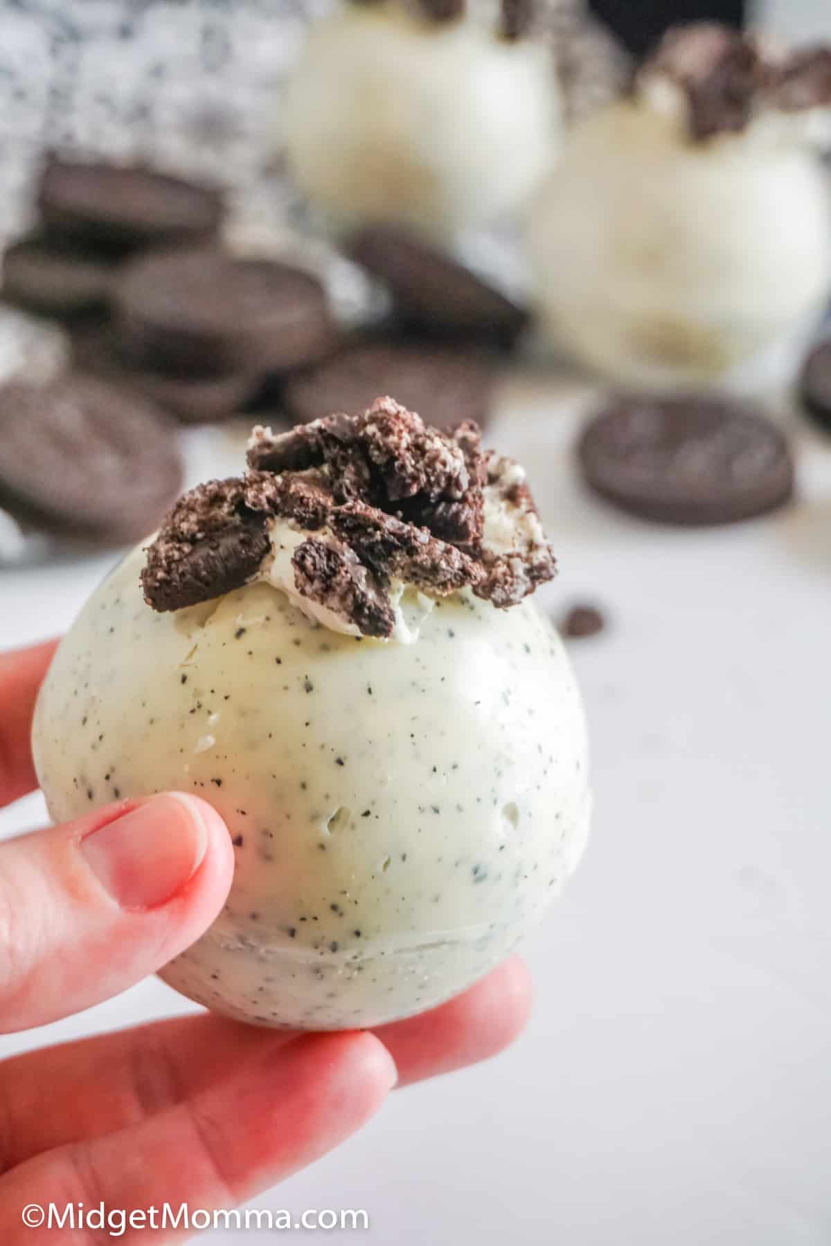 Oreo hot chocolate bombs