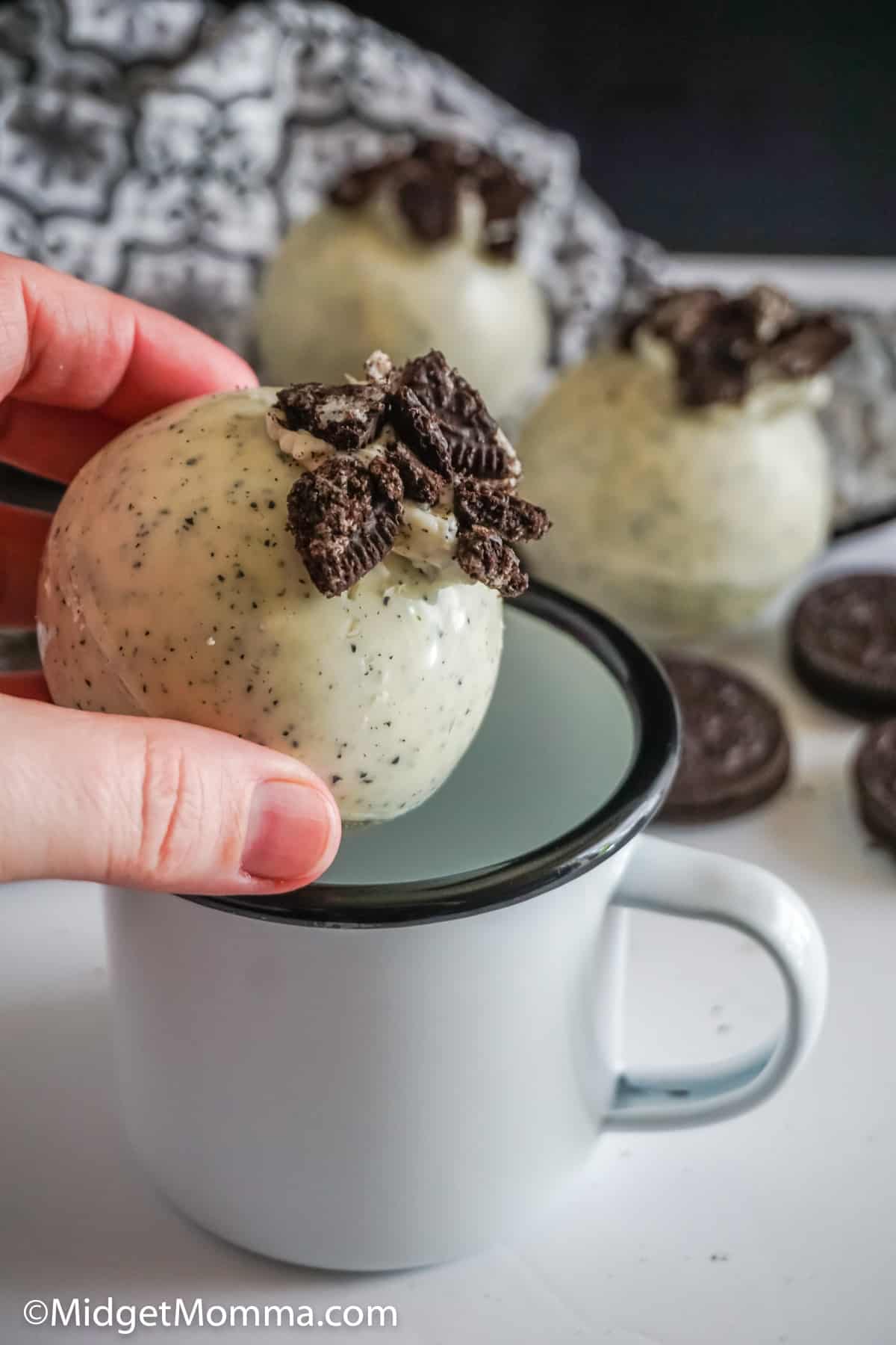 Oreo hot chocolate bombs