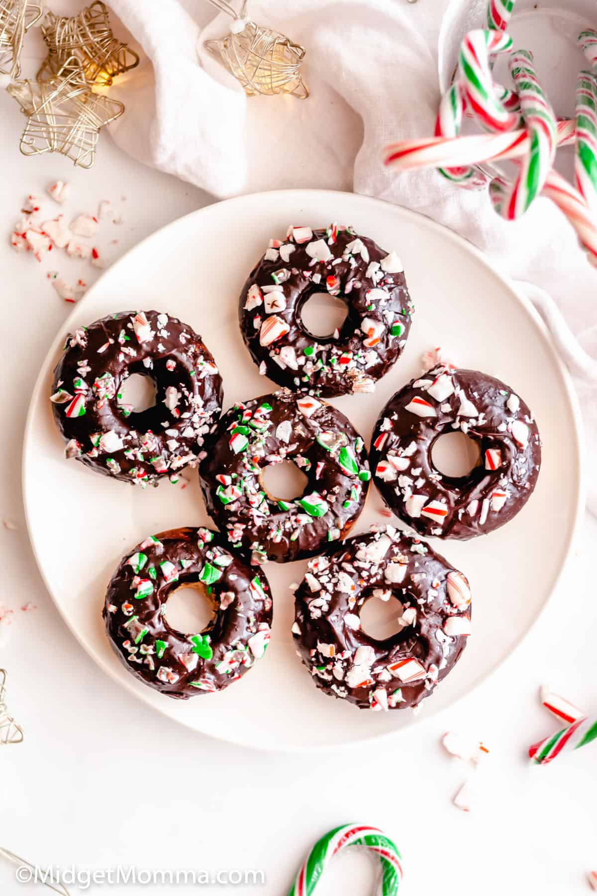  Chocolate Frosted Baked Cake Donuts