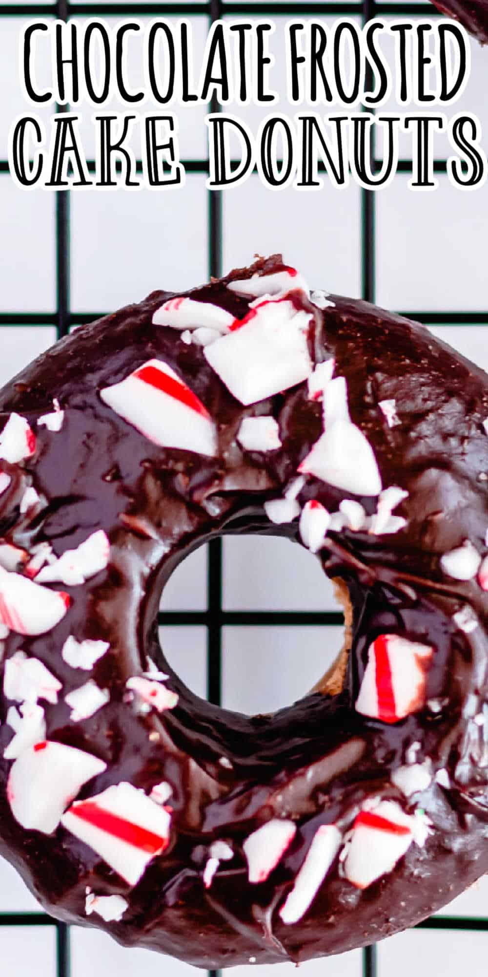 Chocolate Frosted Baked Cake Donuts • MidgetMomma
