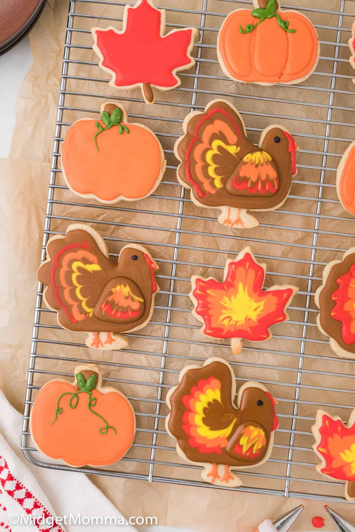 fall sugar cookies