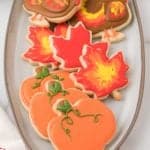 fall sugar cookies recipe