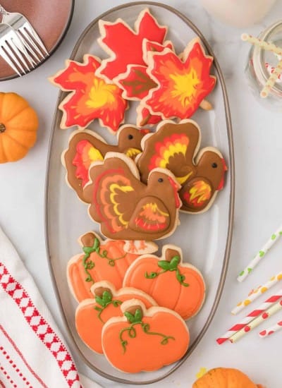 fall sugar cookies