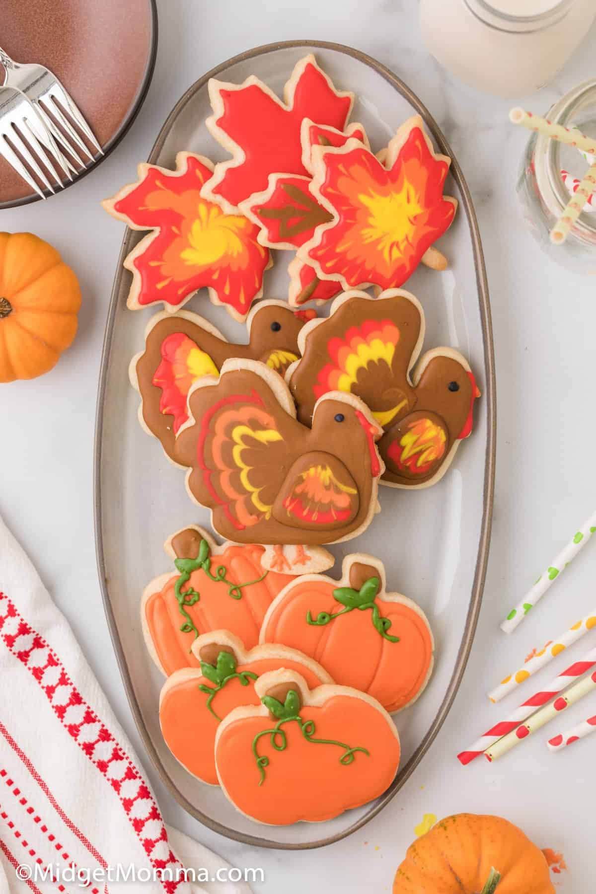 fall sugar cookies