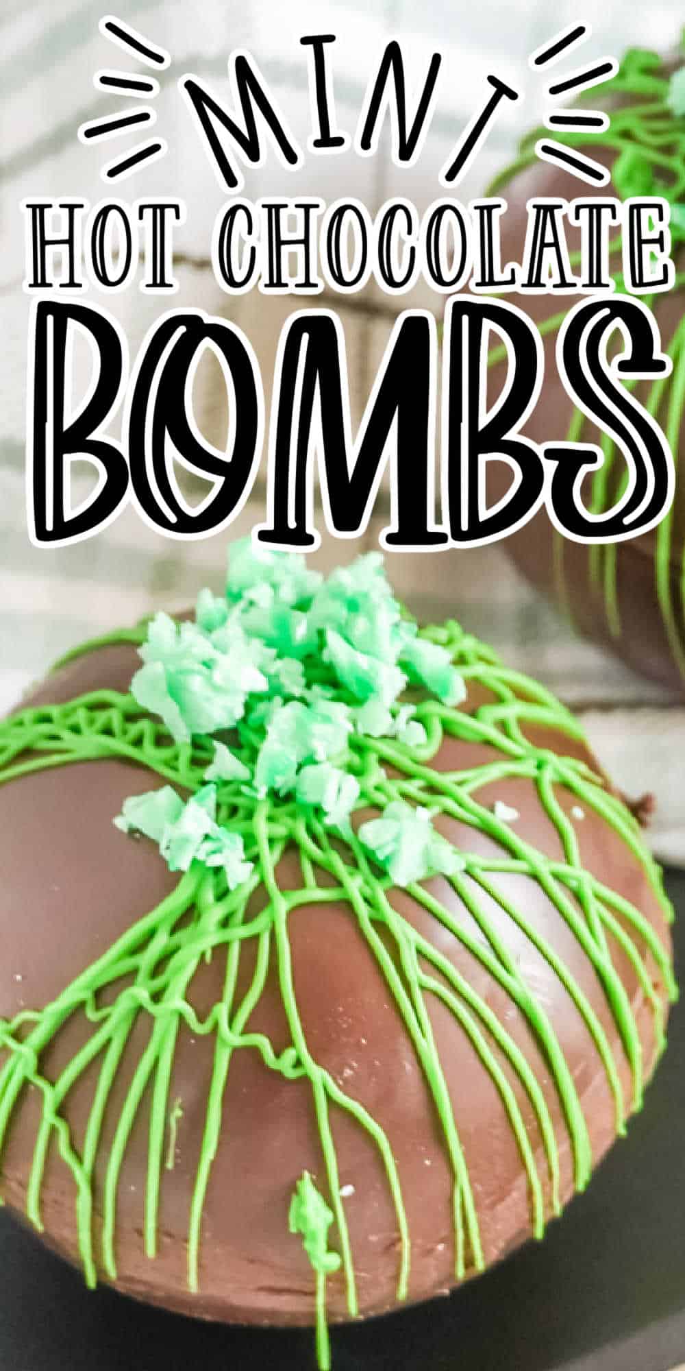Mint Hot Chocolate Bombs • MidgetMomma