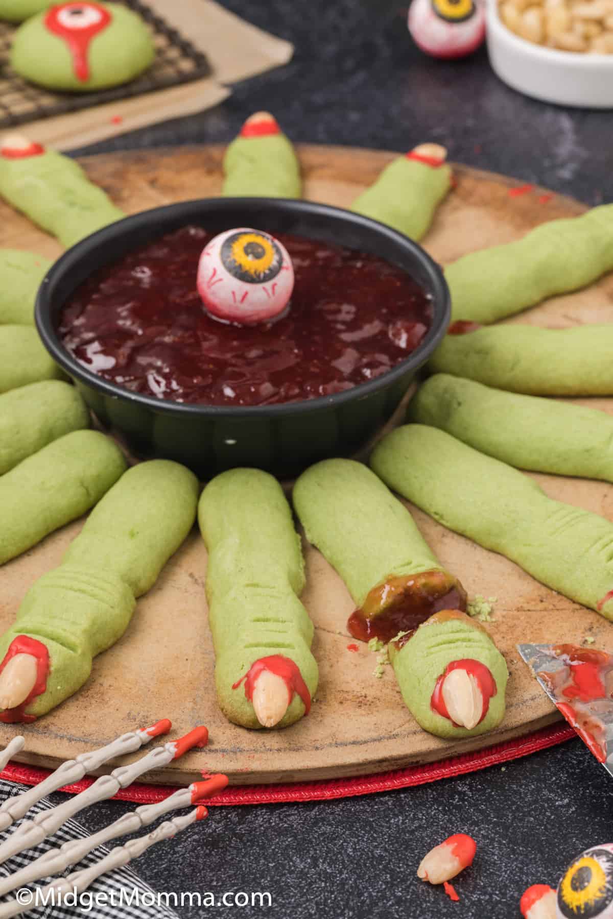 Witch Finger Sugar Cookies