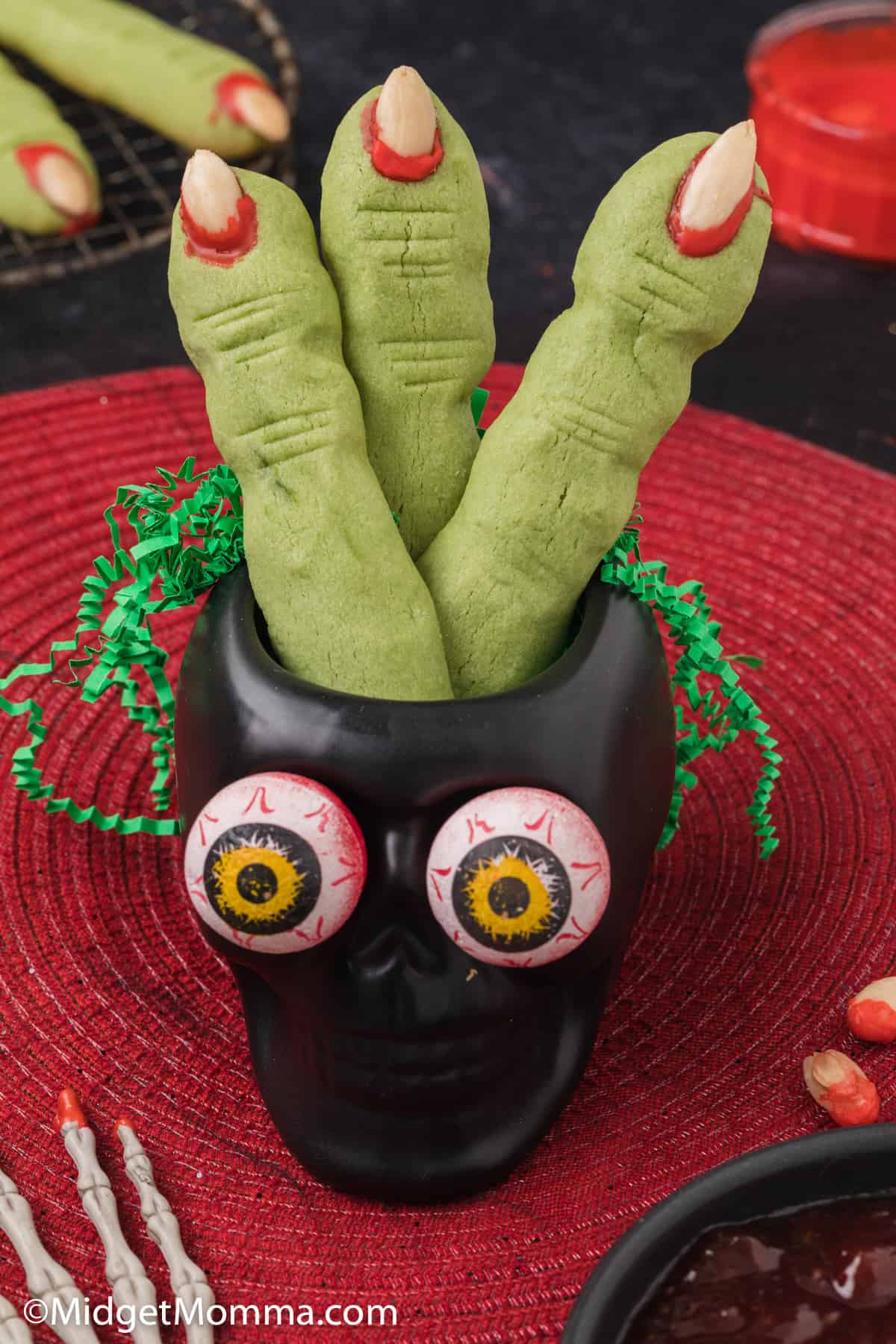 Witch finger Halloween sugar cookies recipe