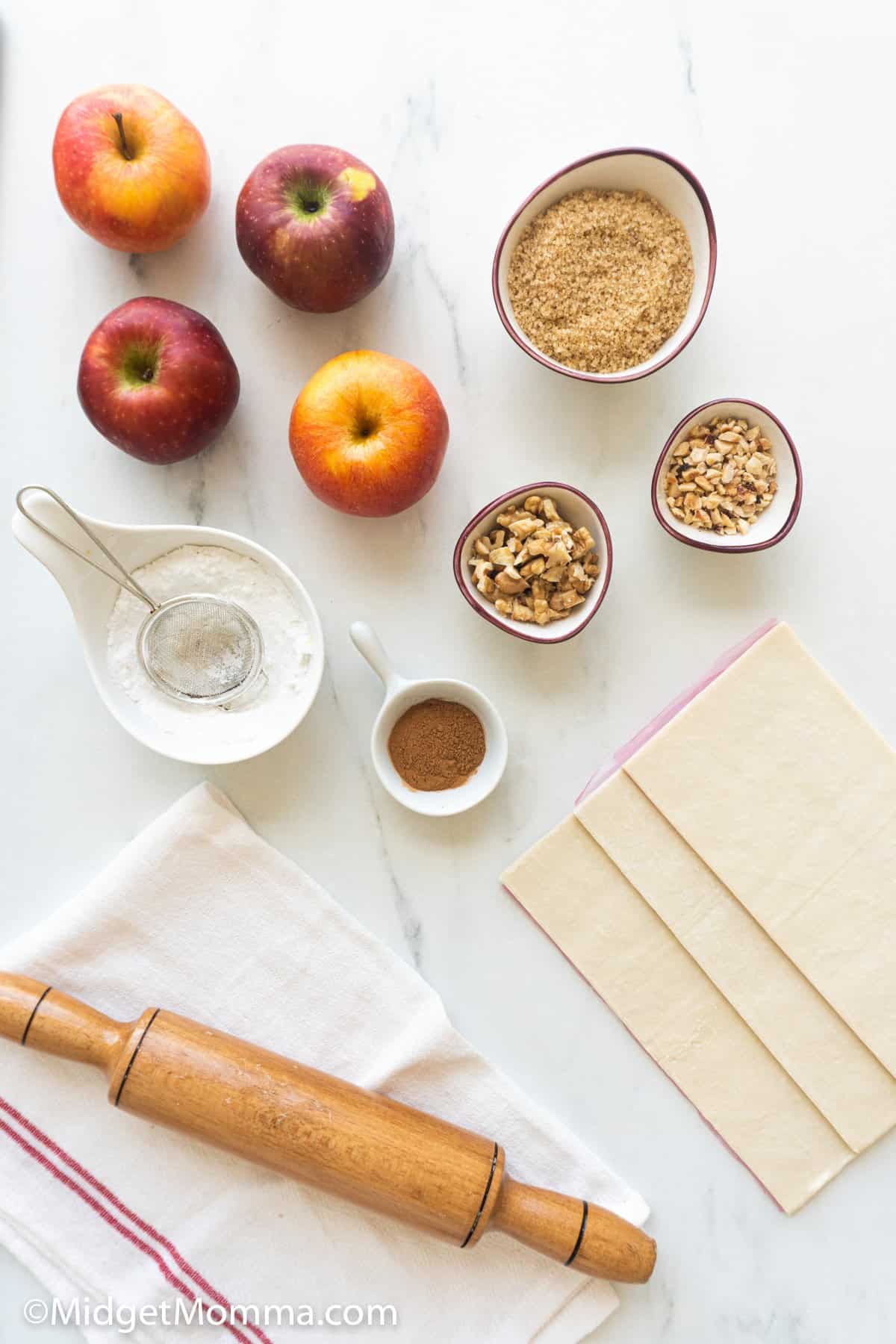 Apple Galette Recipe ingredients