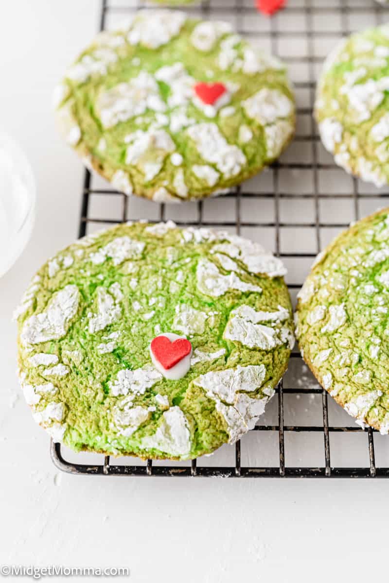 Grinch Cake Mix Cookies Recipe