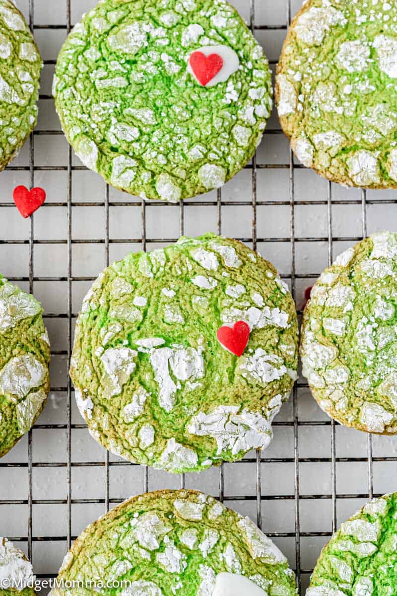 Grinch Cake Mix Cookies Recipe