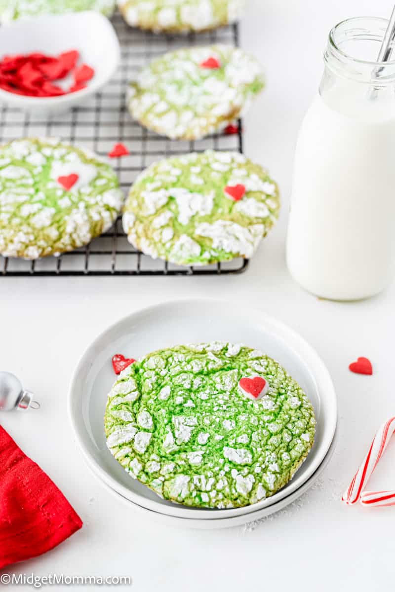 Grinch Cake Mix Cookies Recipe