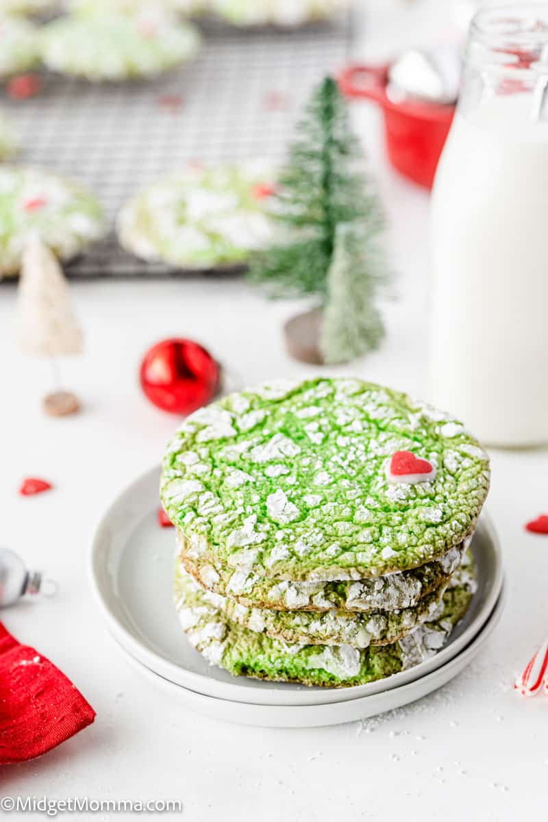 Grinch Cake Mix Cookies Recipe