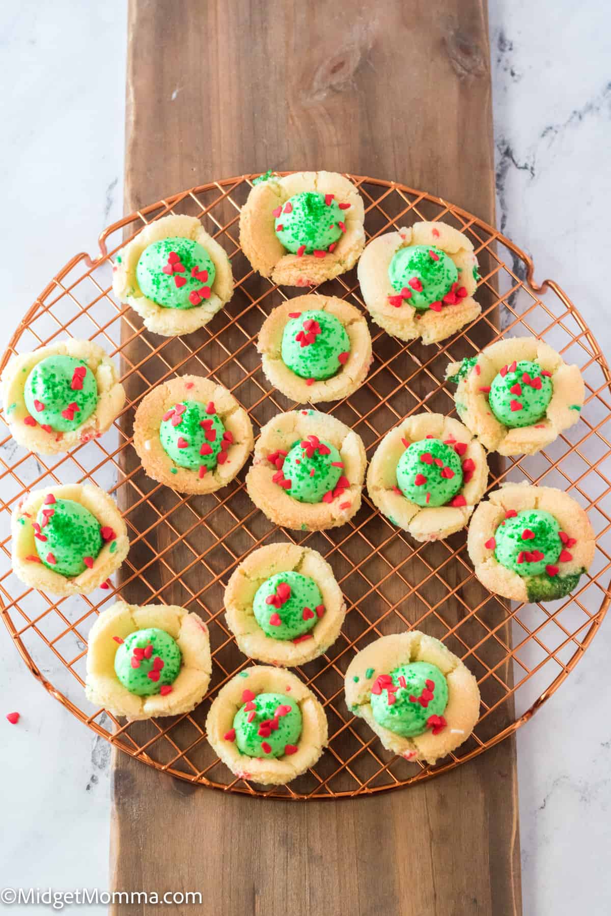 Grinch Sugar Cookie Cups Recipe