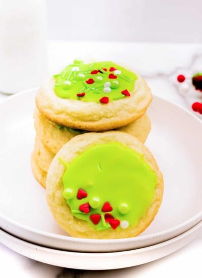 Grinch Sugar Cookies