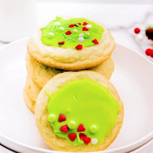 Grinch Sugar Cookies • MidgetMomma