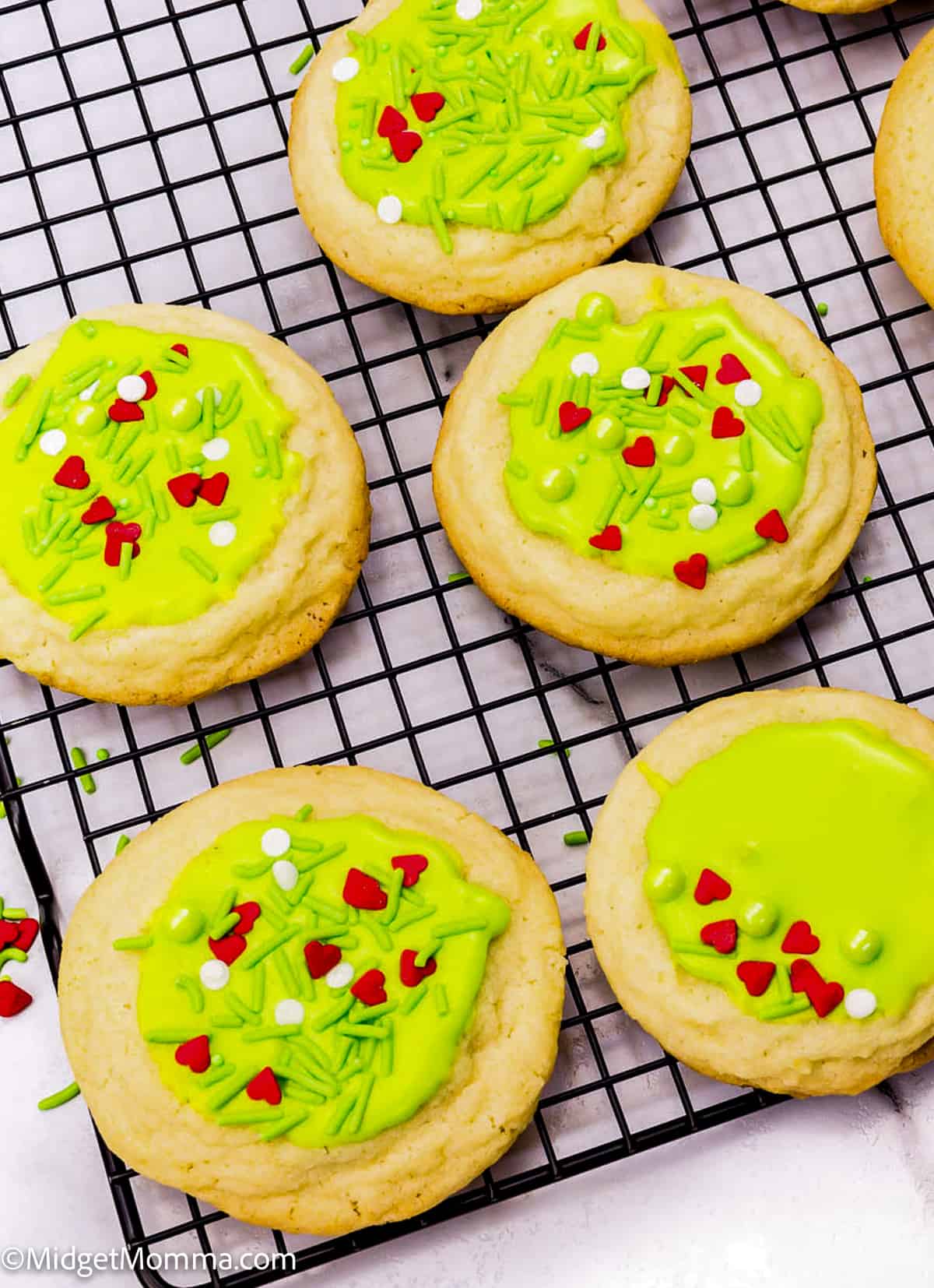 Grinch Sugar Cookies