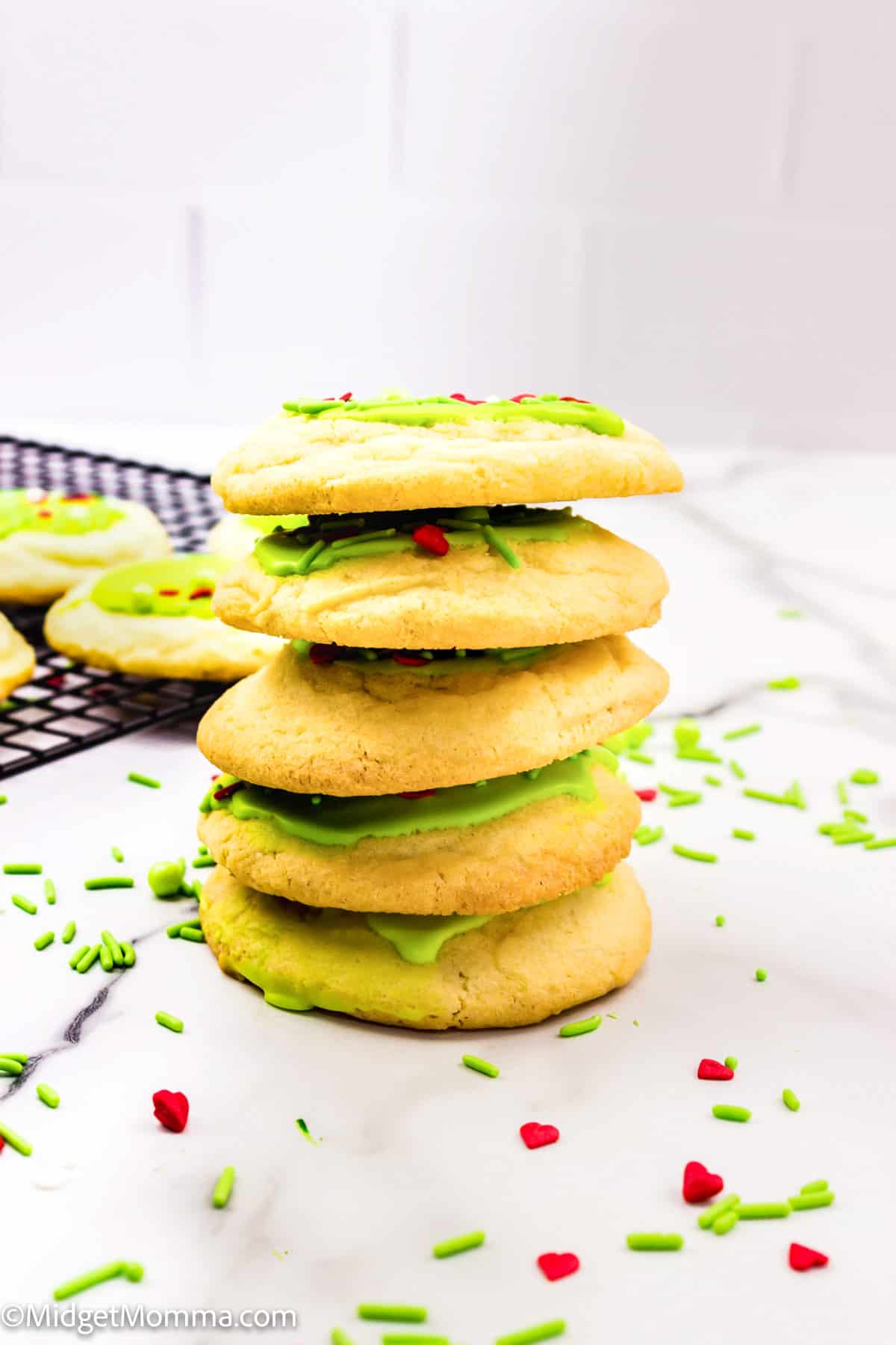 Grinch Sugar Cookies