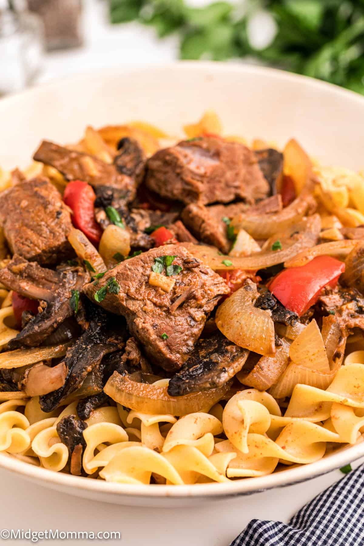 Instant Pot Hungarian Goulash in a bowl