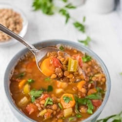 Instant Pot lentil soup recipe