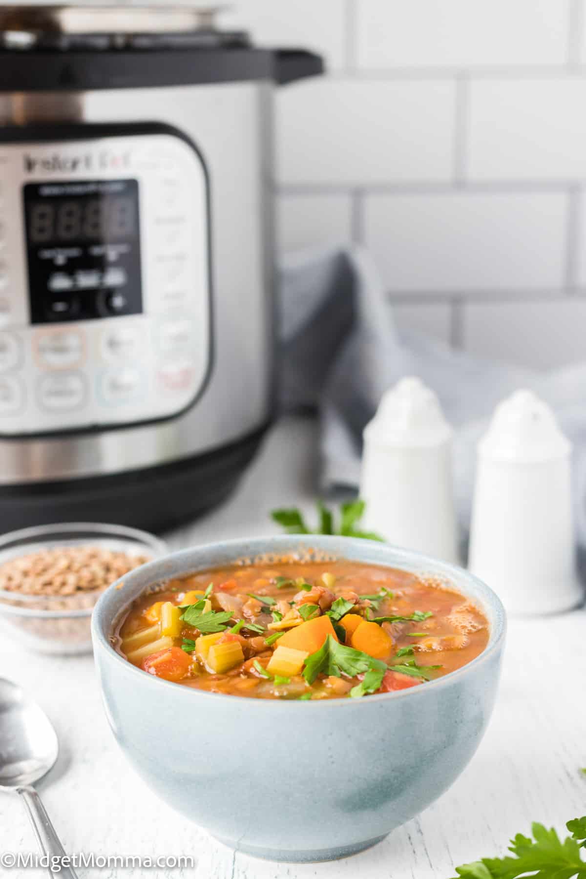 Instant Pot lentil soup recipe