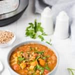Instant Pot lentil soup recipe
