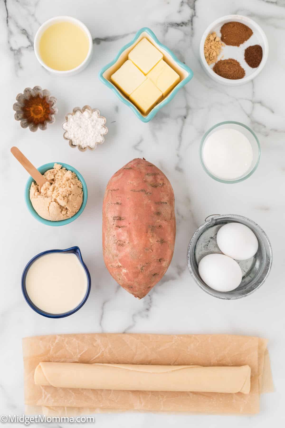 sweet potato pie ingredients