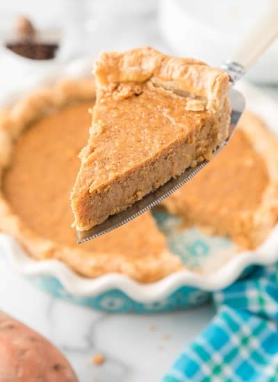 slice of Sweet Potato Pie Recipe