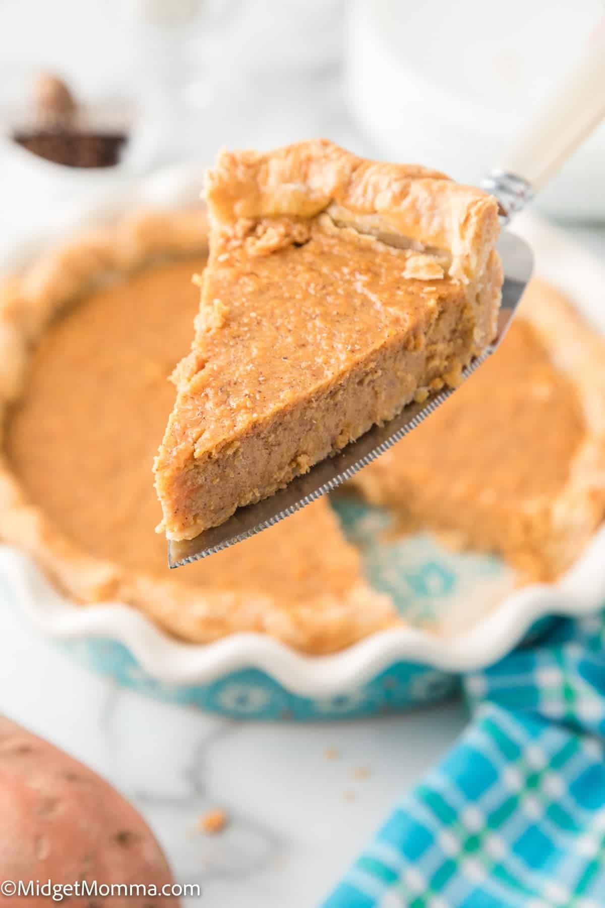 slice of Sweet Potato Pie Recipe