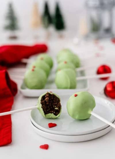 grinch cake pops recipe