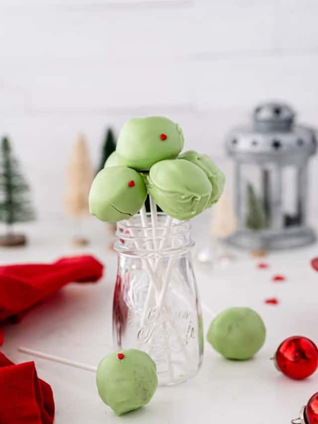 Grinch Cake Pops Recipe