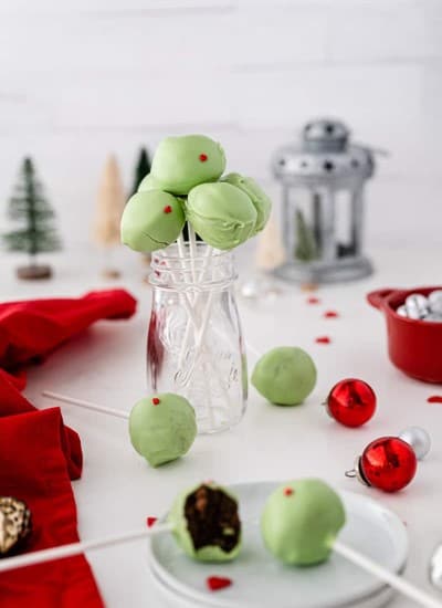 grinch cake pops recipe